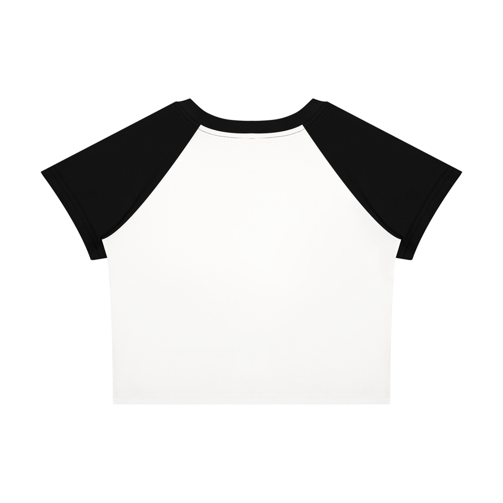 GHOST SOCIETY CO. Women’s Raglan Color Block Baby T-Shirt