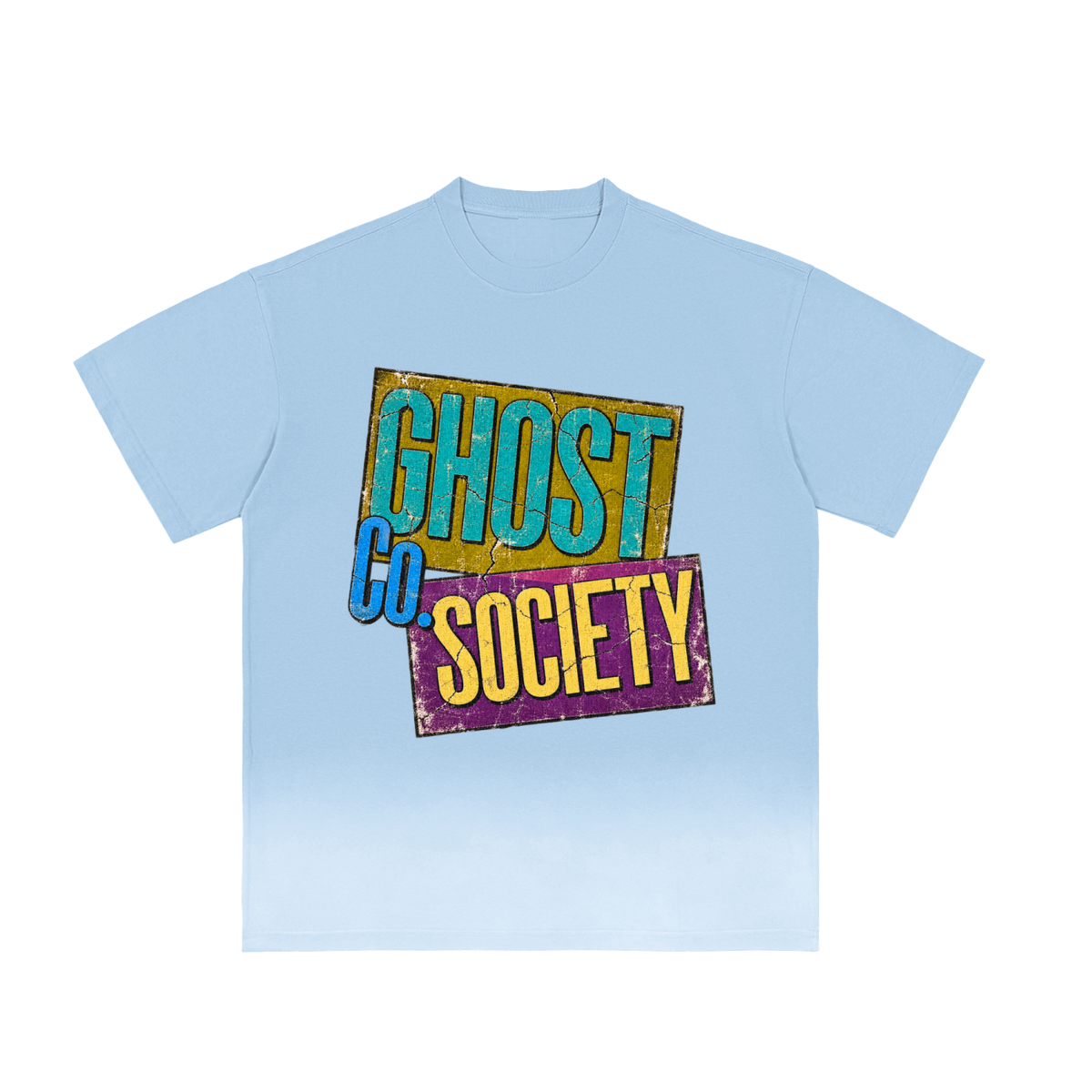 GHOST SOCIETY CO. Sunfade Vintage Washed T-Shirt