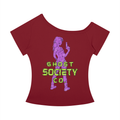 GHOST SOCIETY CO. Women’s Off-the-Shoulder T-Shirt