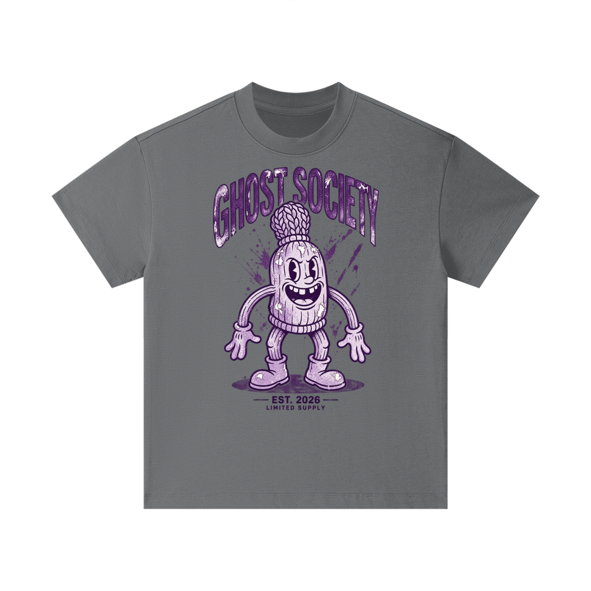 GHOST SOCIETY CO. Pure Cotton Essential Kids T-Shirt