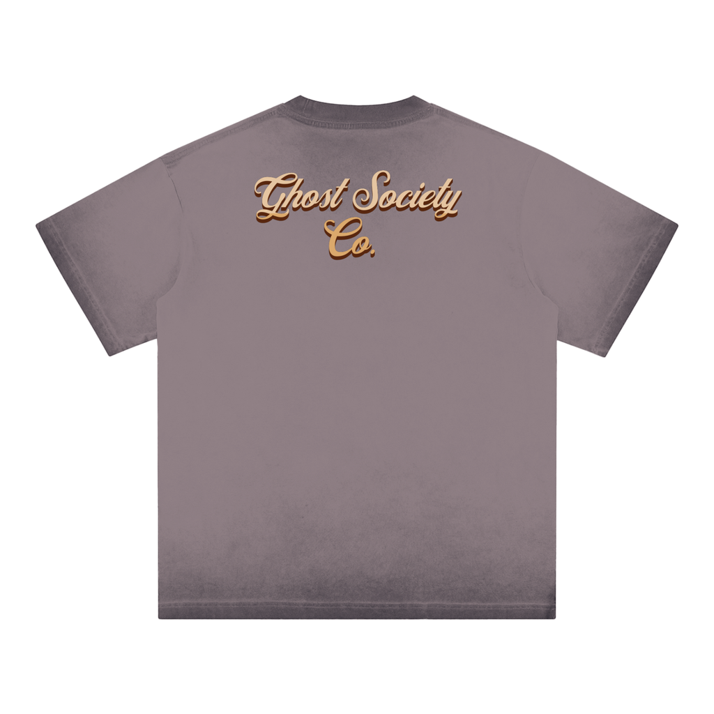 GHOST SOCIETY CO. Reverse Dyed Loose Cotton T-Shirt