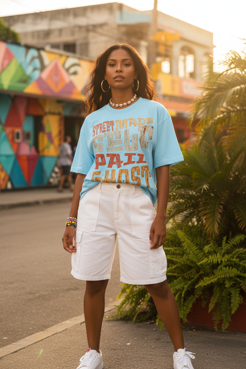 Heavyweight Oversized Drop Shoulder Tee | Ghost Society Co.