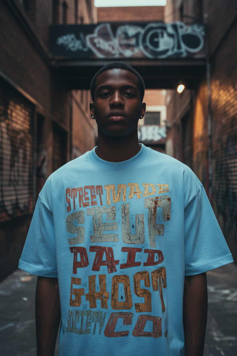 Heavyweight Oversized Drop Shoulder Tee | Ghost Society Co.