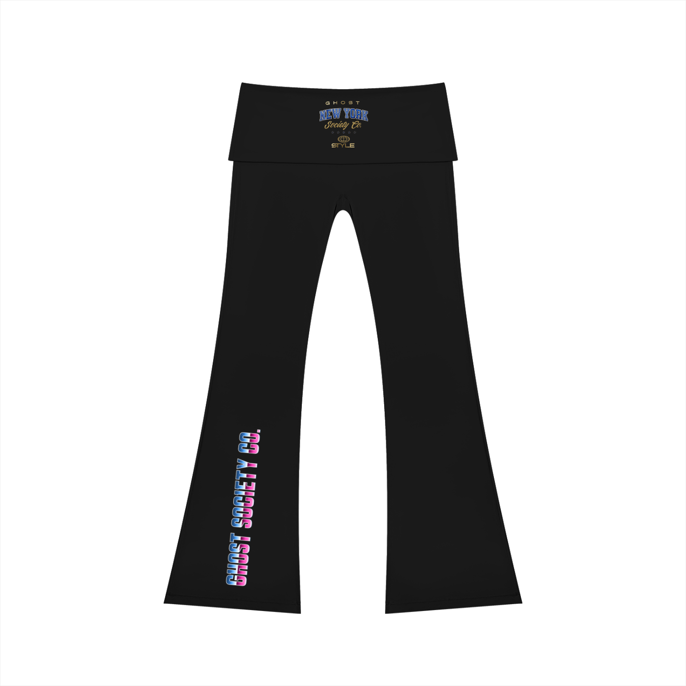 GHOST SOCIETY CO. Women's High Rise Flared Yoga Pants