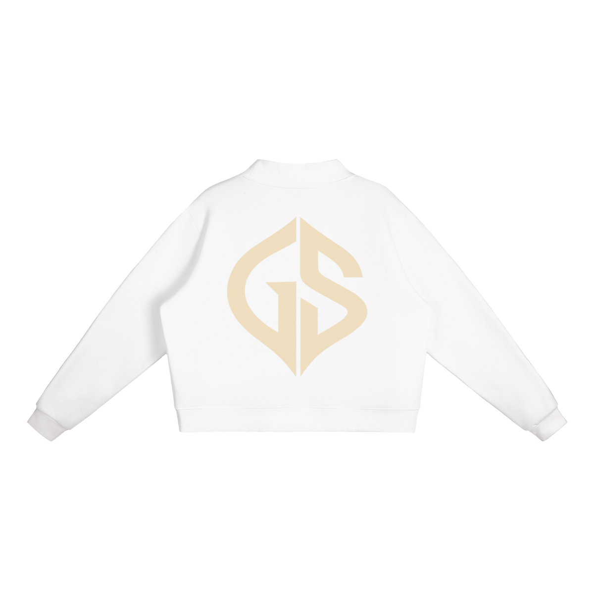 GHOST SOCIETY CO. Essential Fleece Mock-Neck Crew Sweatshirt