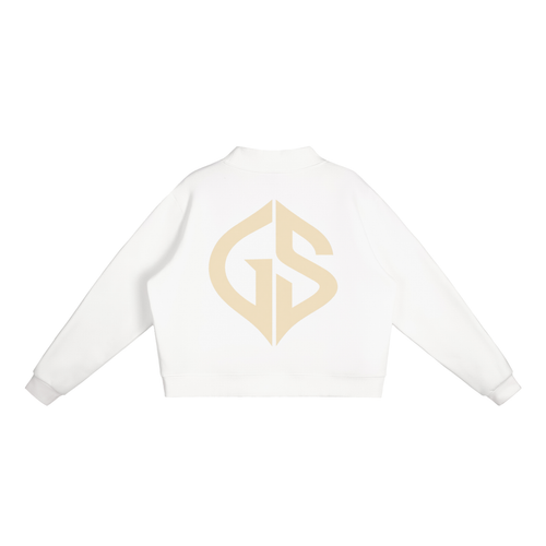 GHOST SOCIETY CO. Essential Fleece Mock-Neck Crew Sweatshirt