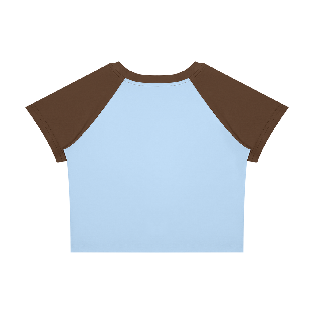 GHOST SOCIETY CO. Women’s Raglan Color Block Baby T-Shirt