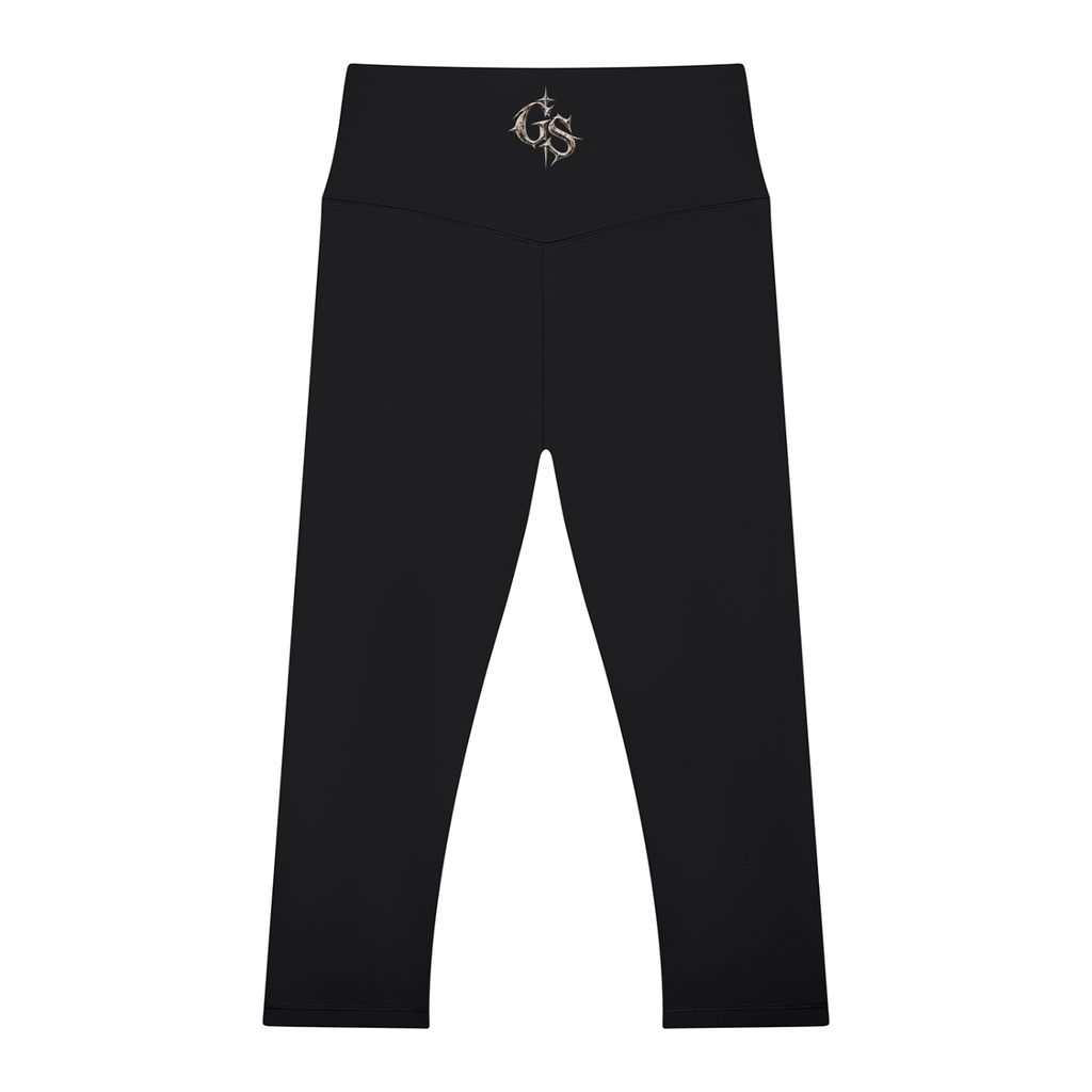 GHOST SOCIETY CO. Women's High Waisted Yoga Capri Leggings