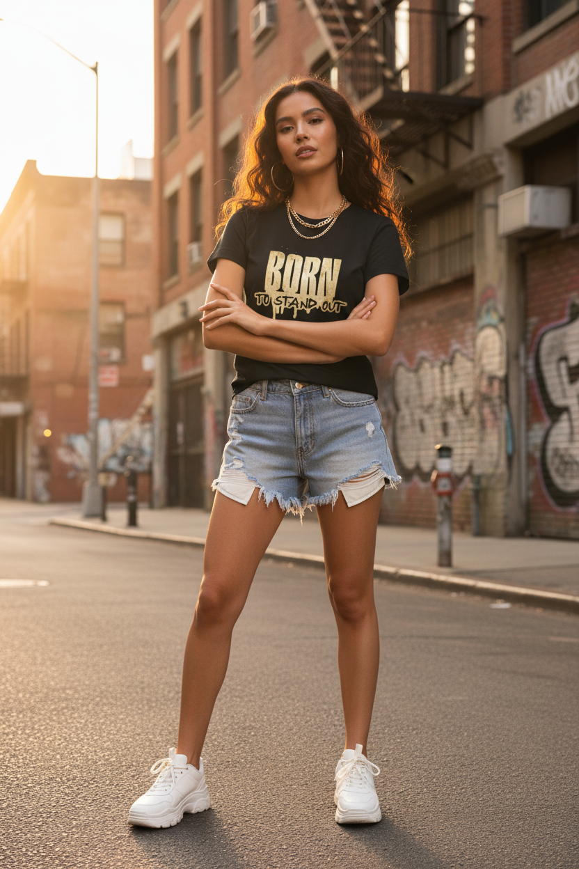 GHOST SOCIETY CO. Women's Regular Fit Crewneck T-Shirt