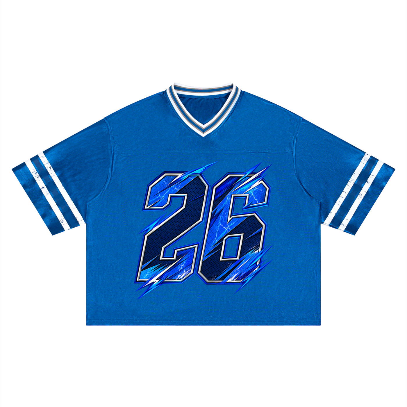 GHOST SOCIETY CO. Unisex Boxy Striped Soccer Jersey