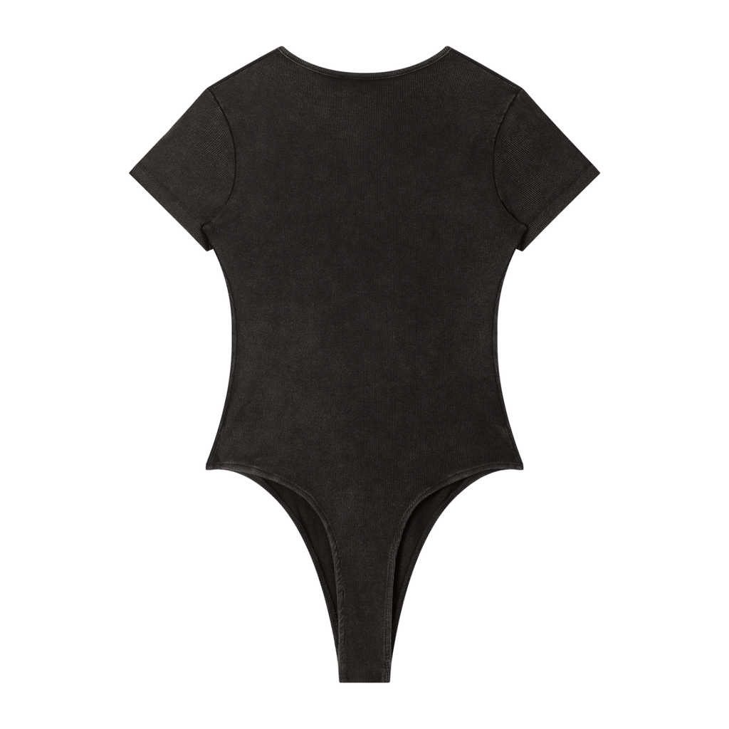 GHOST SOCIETY CO. Women's Mineral Wash Crewneck Bodysuit