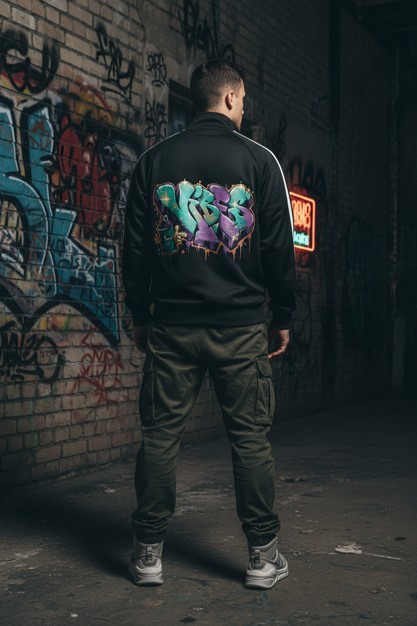 GHOST SOCIETY CO. Kids’ Contrast Tape Coach Jacket