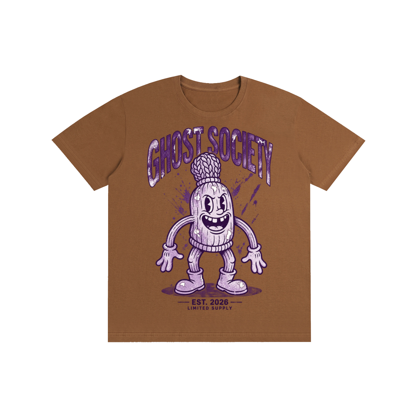 GHOST SOCIETY CO. Pure Cotton Unisex T-Shirt