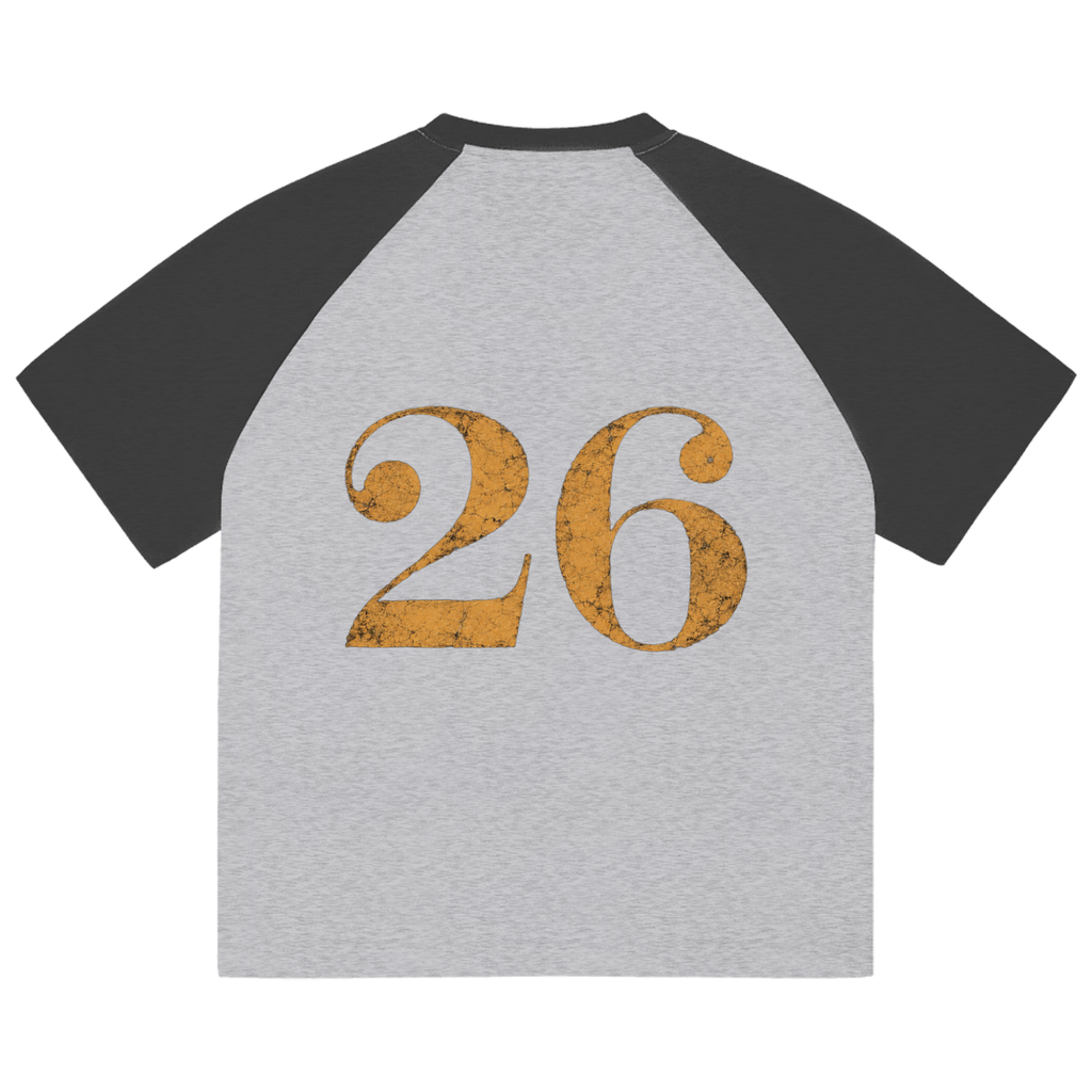 GHOST SOCIETY CO. Color-Blocked Raglan Sleeve T-Shirt