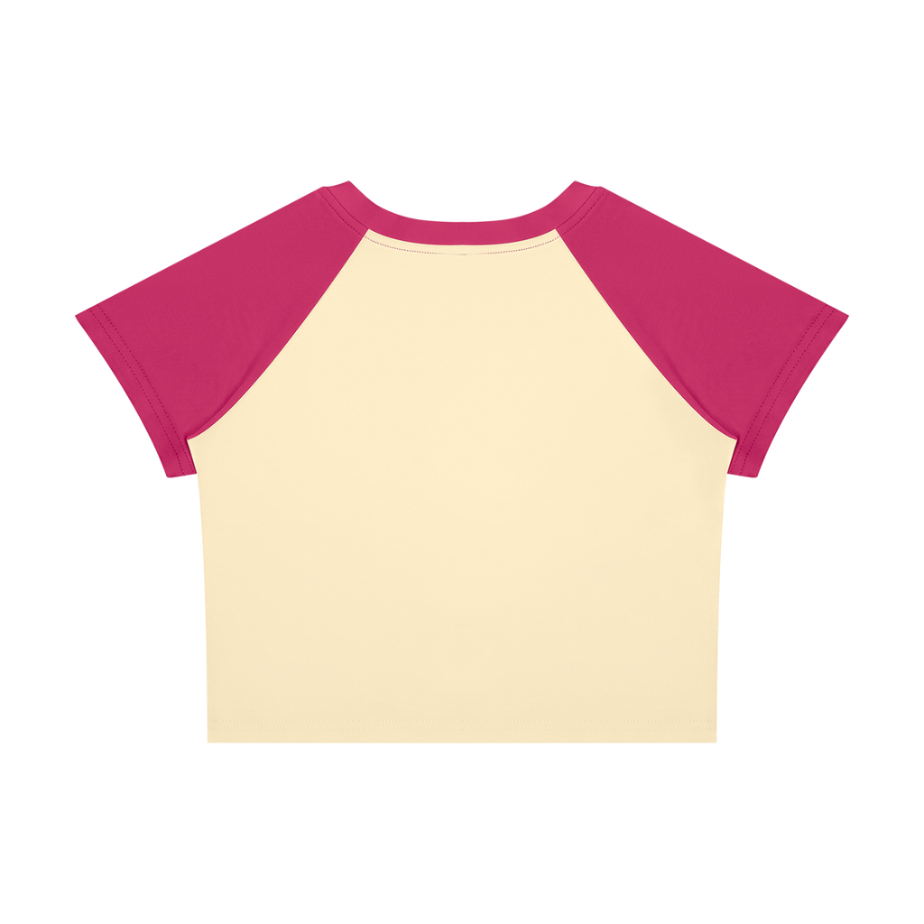 GHOST SOCIETY CO. Women’s Raglan Color Block Baby T-Shirt