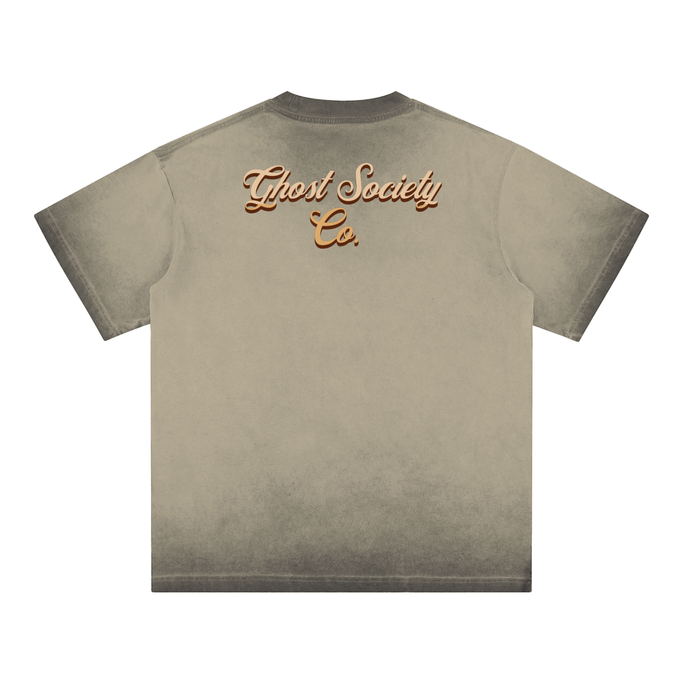 GHOST SOCIETY CO. Reverse Dyed Loose Cotton T-Shirt