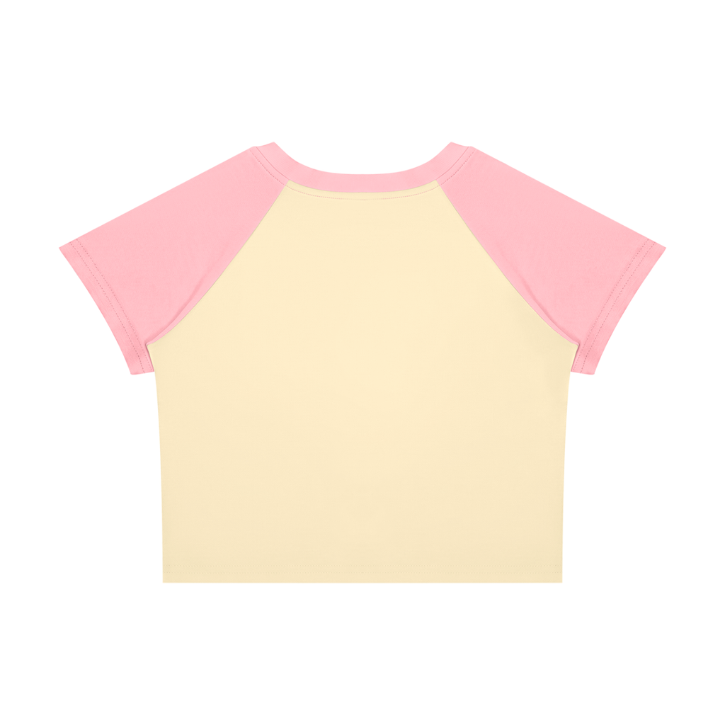 GHOST SOCIETY CO. Women’s Raglan Color Block Baby T-Shirt