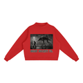 GHOST SOCIETY CO. Essential Fleece Mock-Neck Crew Sweatshirt