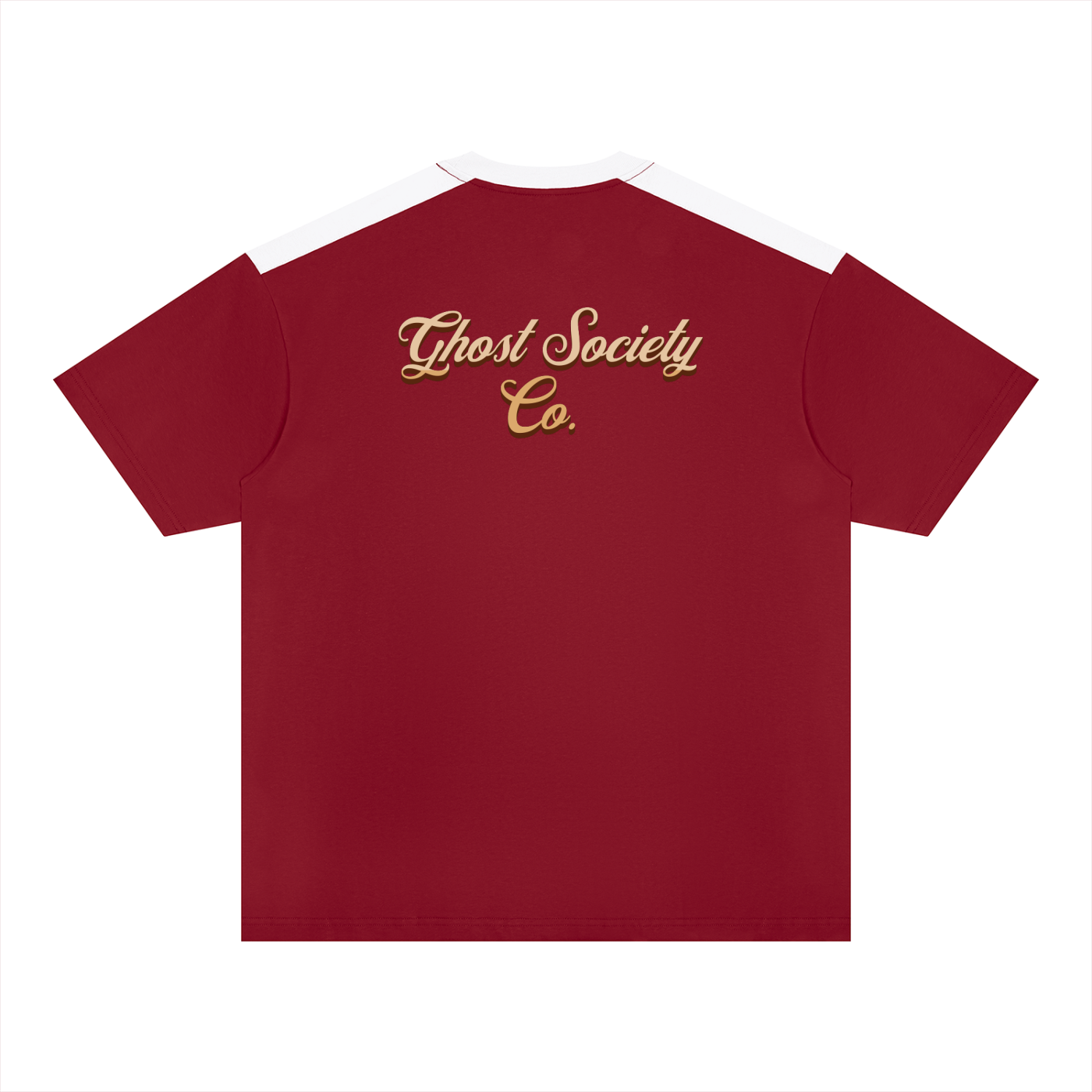GHOST SOCIETY CO. Unisex Color Block Loose T-Shirt