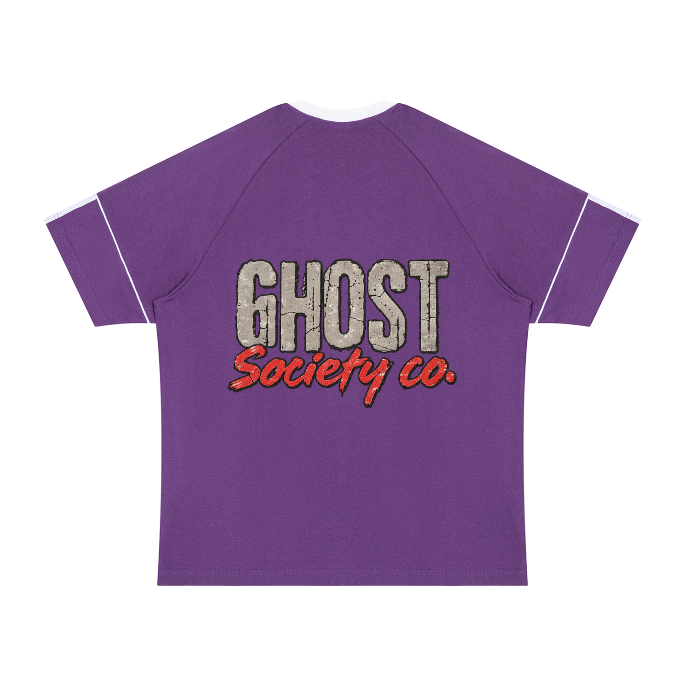 GHOST SOCIETY CO. Unisex Raglan Color Block T-Shirt