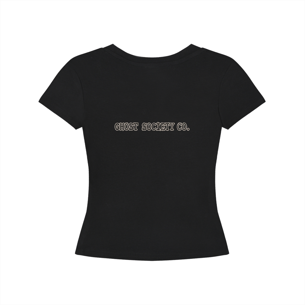 GHOST SOCIETY CO. Women's Longline Slim-Fit T-Shirt