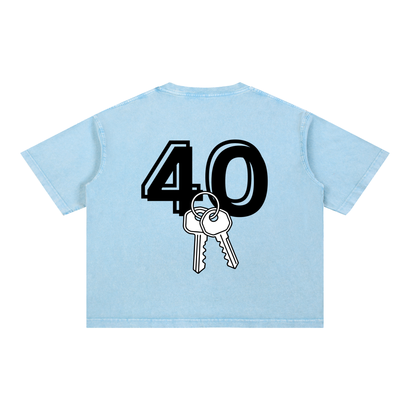 GHOST SOCIETY CO. Mineral Wash Boxy Cotton T-Shirt