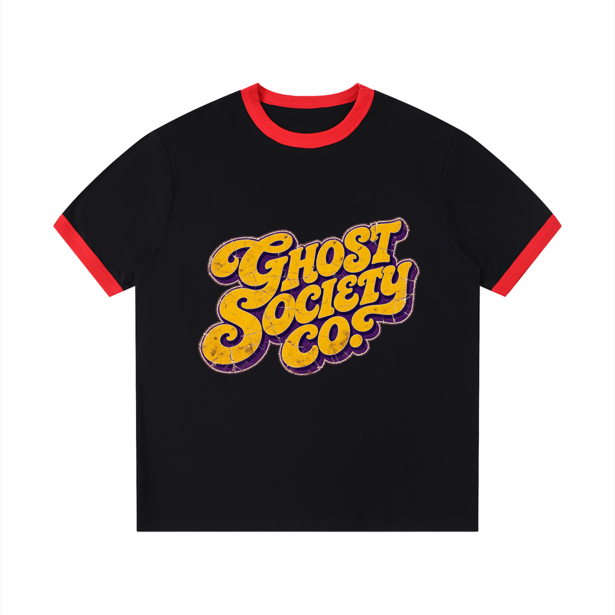 GHOST SOCIETY CO. Unisex Ringer T-Shirt