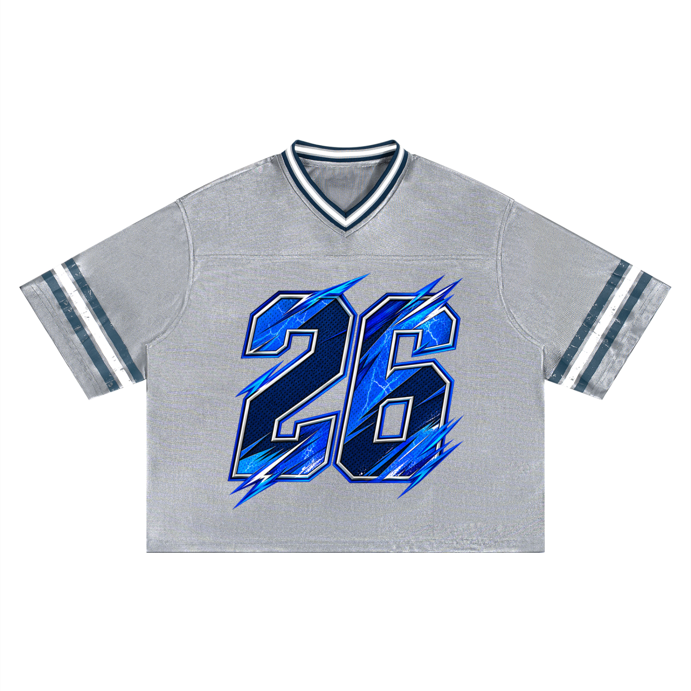 GHOST SOCIETY CO. Unisex Boxy Striped Soccer Jersey