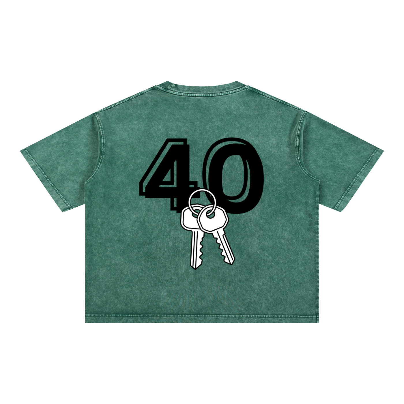 GHOST SOCIETY CO. Mineral Wash Boxy Cotton T-Shirt