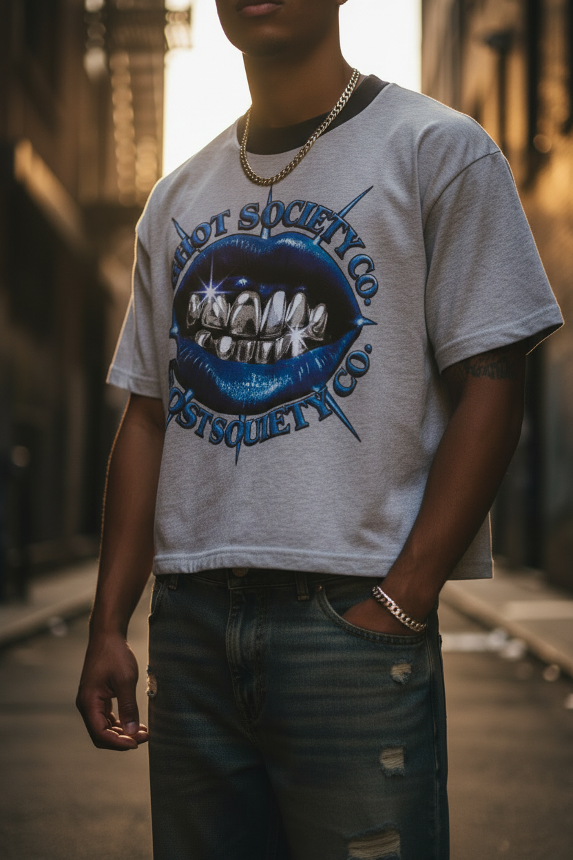 Heavyweight Boxy Drop Shoulder T-Shirt | Ghost Society Co.