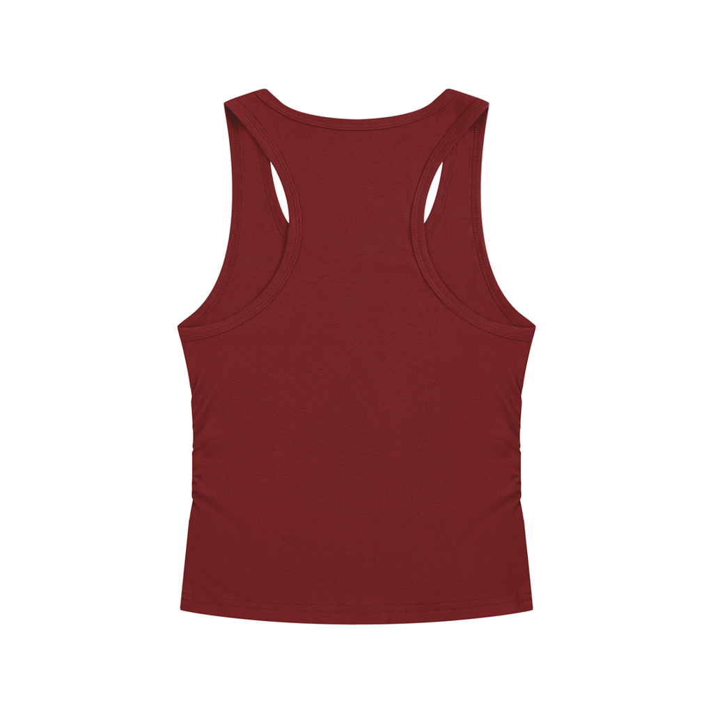Women's Ruched Crop Tank Top | Ghost Society Co.