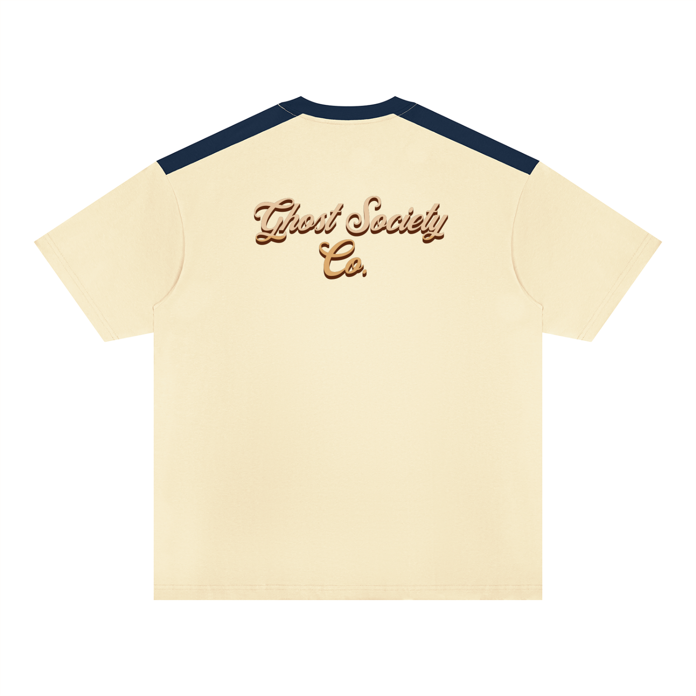 GHOST SOCIETY CO. Unisex Color Block Loose T-Shirt