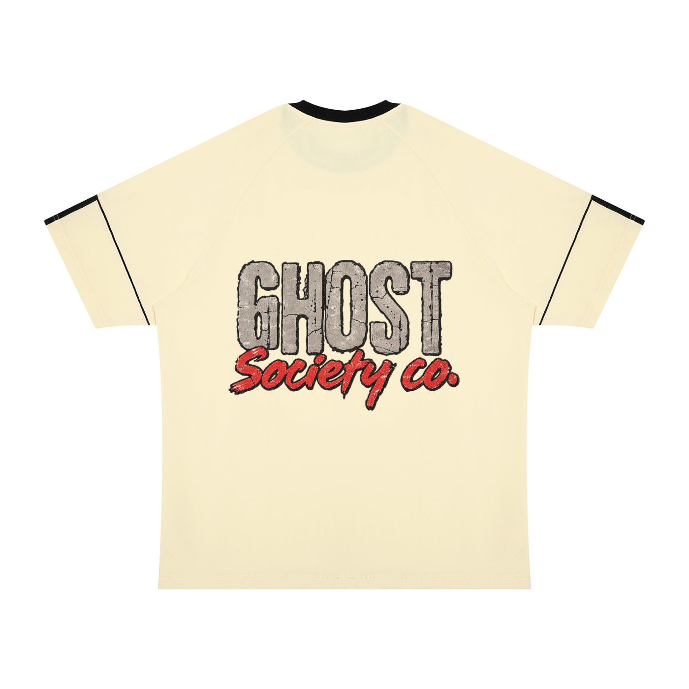 GHOST SOCIETY CO. Unisex Raglan Color Block T-Shirt
