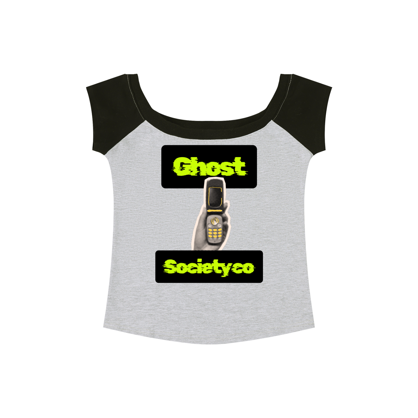 GHOST SOCIETY CO. Women's Color Block Raglan Baby T-Shirt