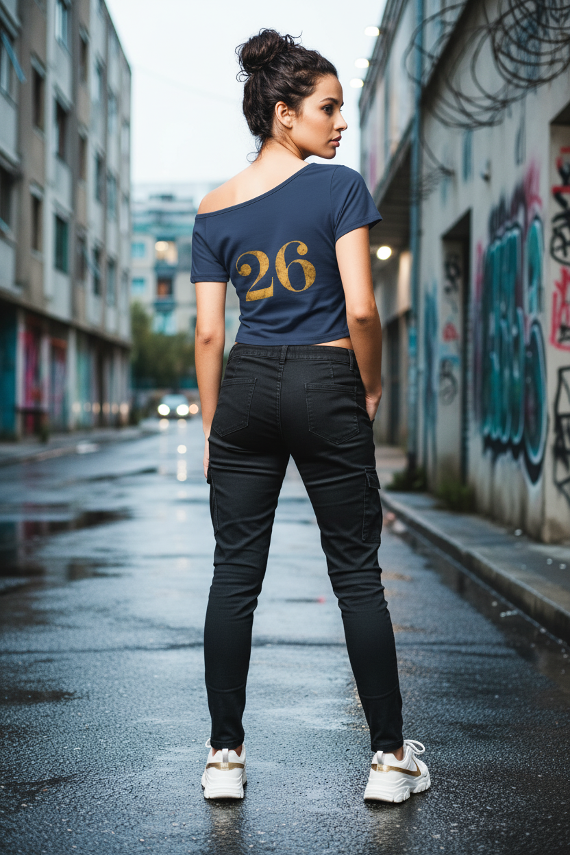 GHOST SOCIETY CO. Women’s Off-the-Shoulder T-Shirt