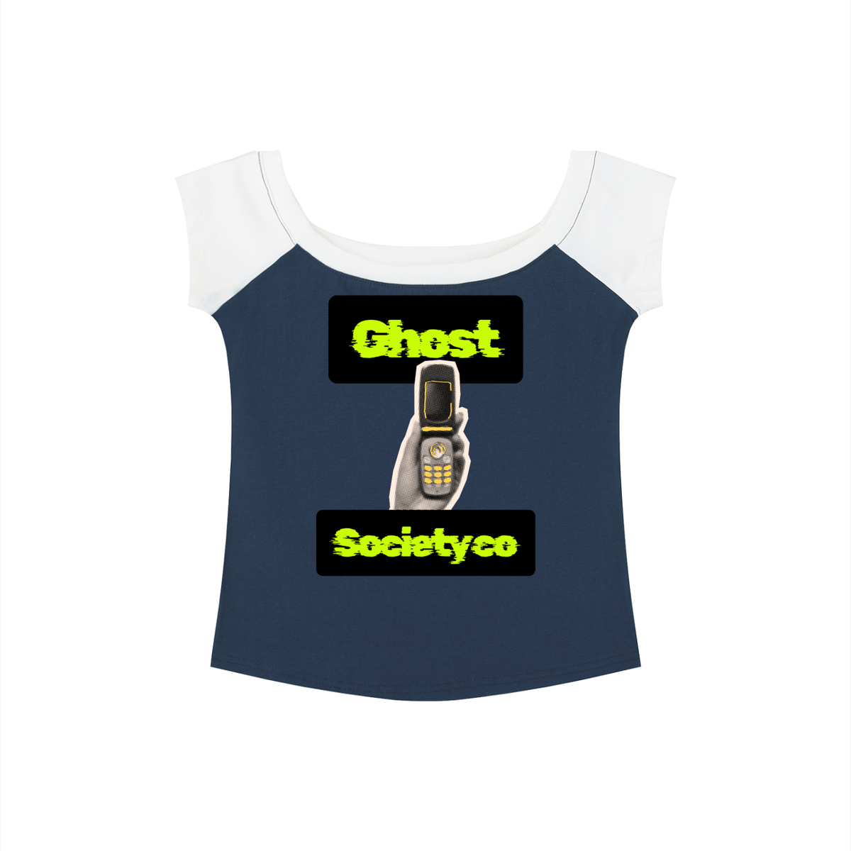 GHOST SOCIETY CO. Women's Color Block Raglan Baby T-Shirt