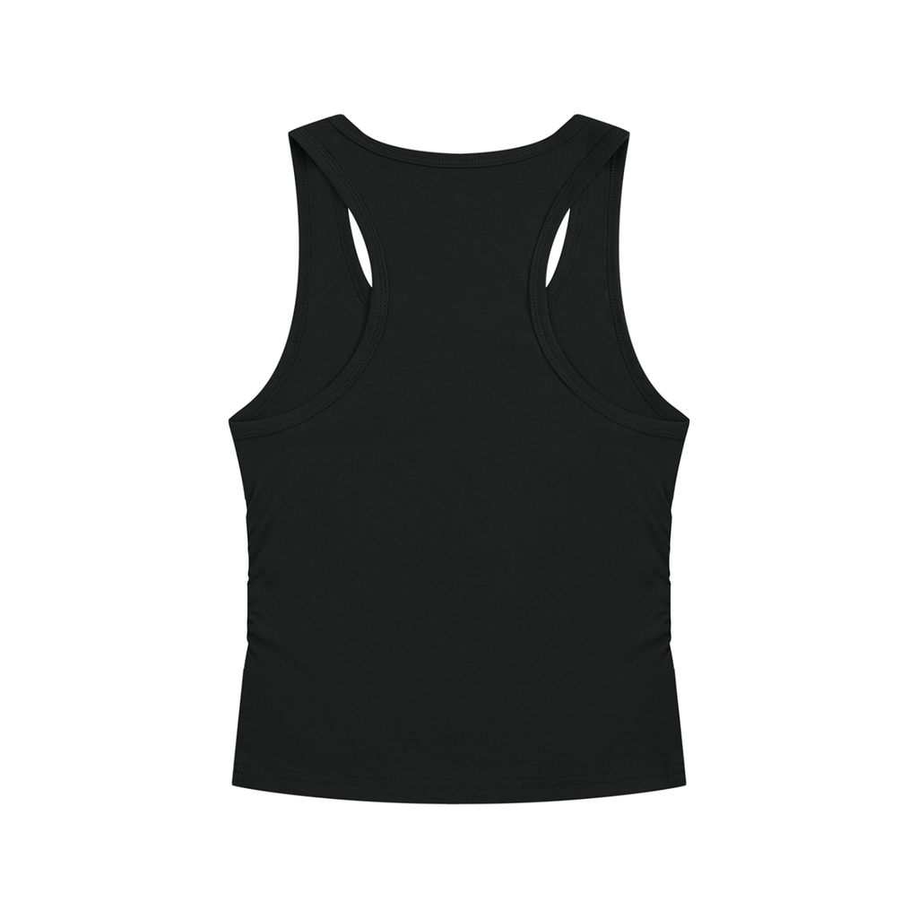 Women's Ruched Crop Tank Top | Ghost Society Co.