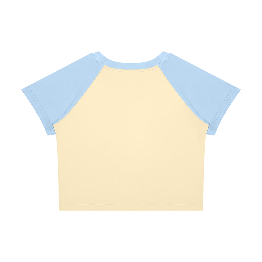 GHOST SOCIETY CO. Women’s Raglan Color Block Baby T-Shirt