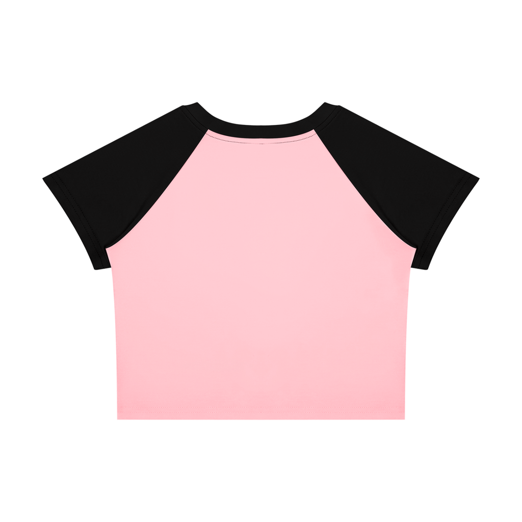 GHOST SOCIETY CO. Women’s Raglan Color Block Baby T-Shirt