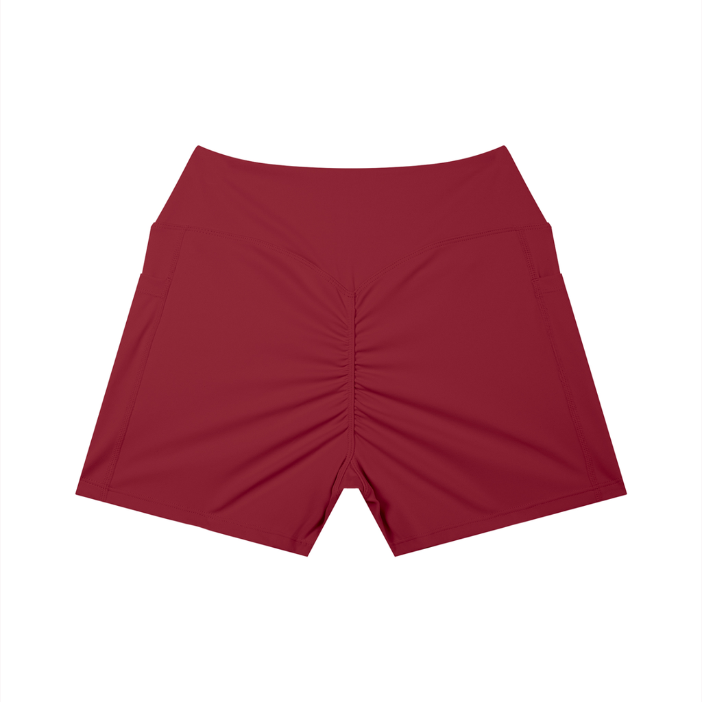 Women's High Rise Pocket Yoga Shorts