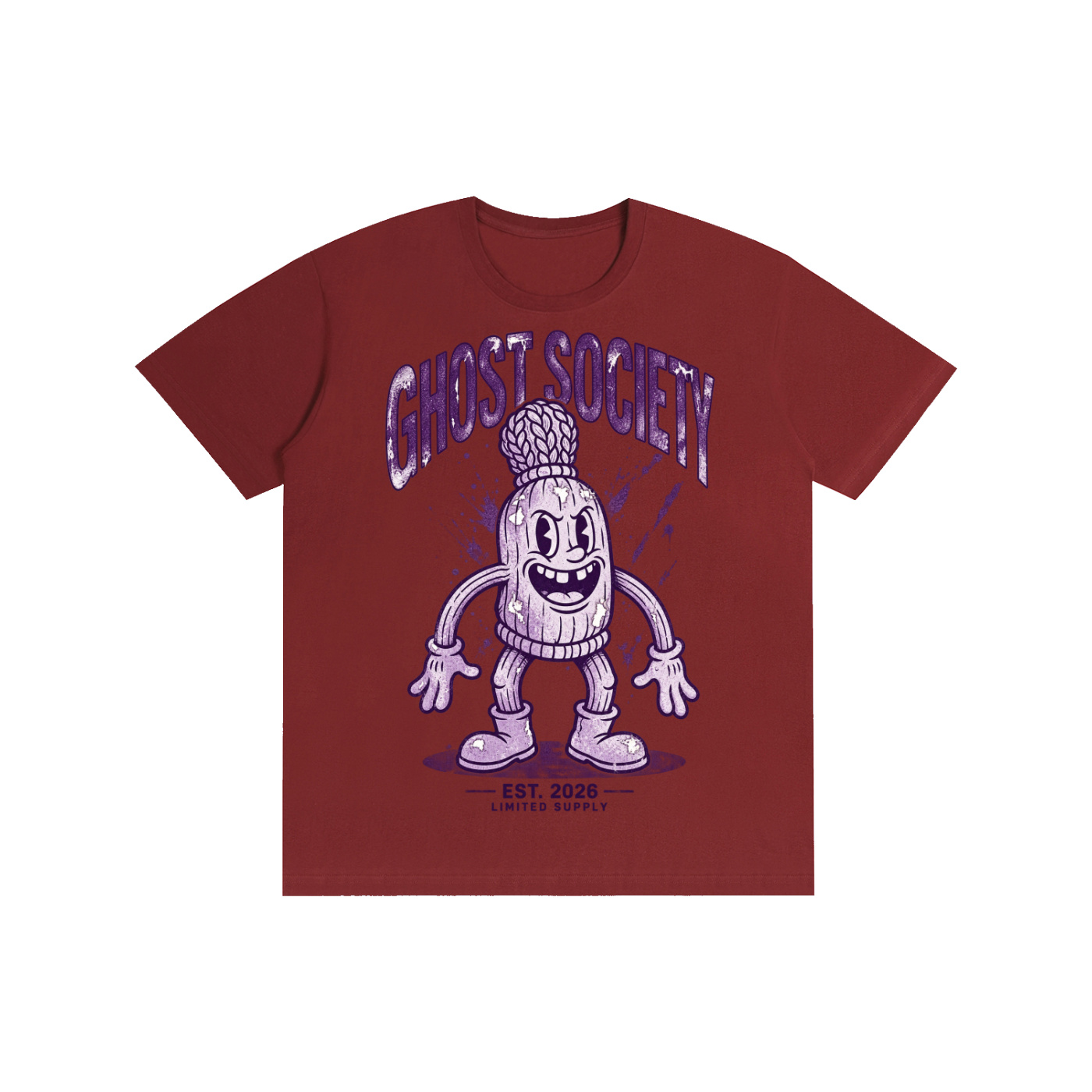 GHOST SOCIETY CO. Pure Cotton Unisex T-Shirt
