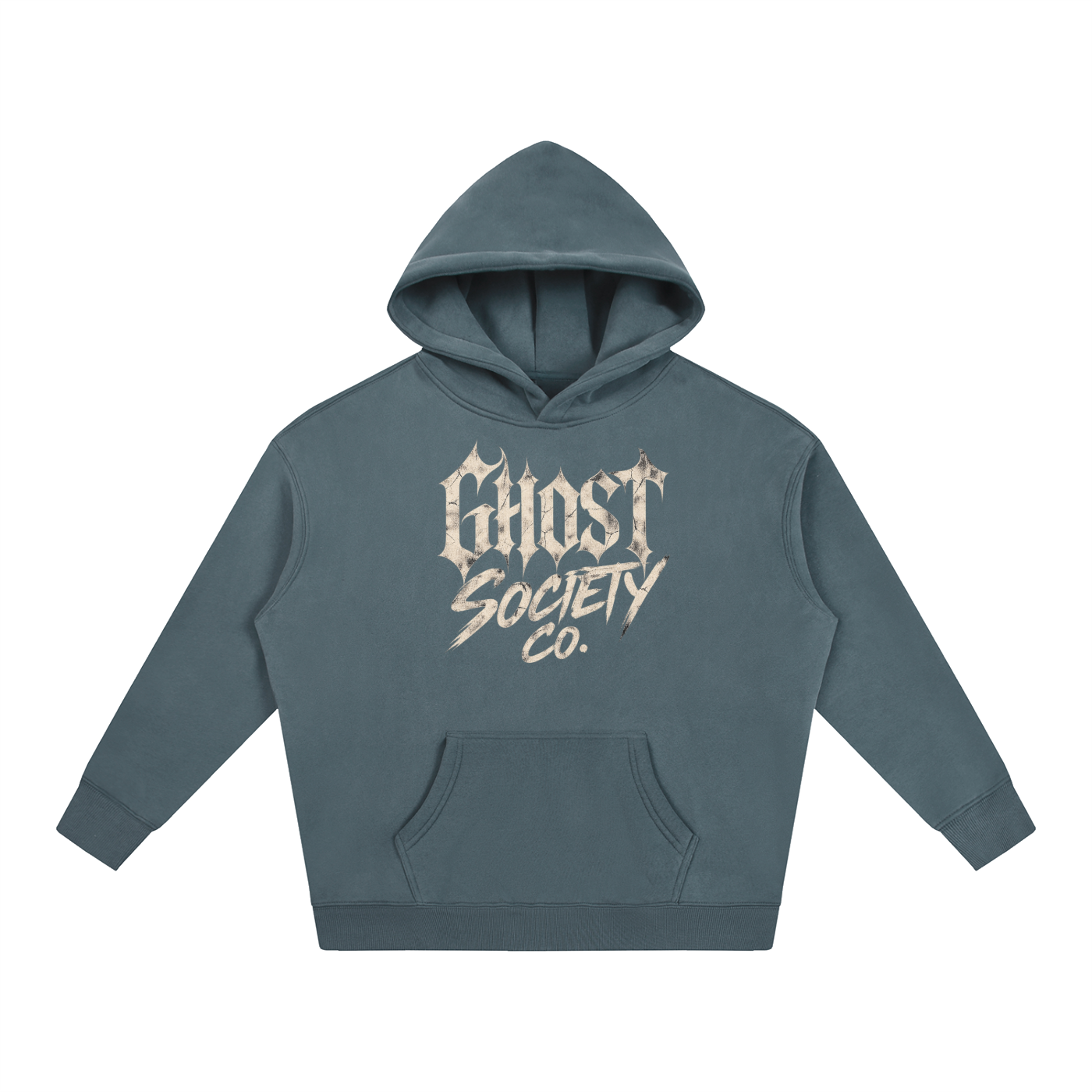 GHOST SOCIETY CO. Oversize Fleeced Hoodie