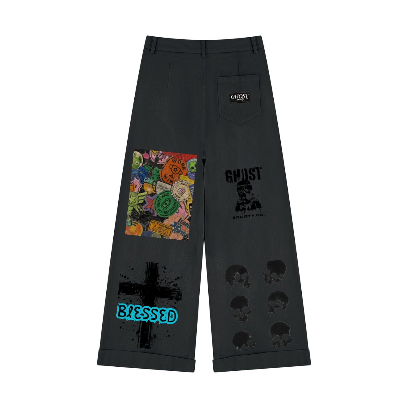 GHOST SOCIETY CO. Women’s Tencel Wide Leg Pants