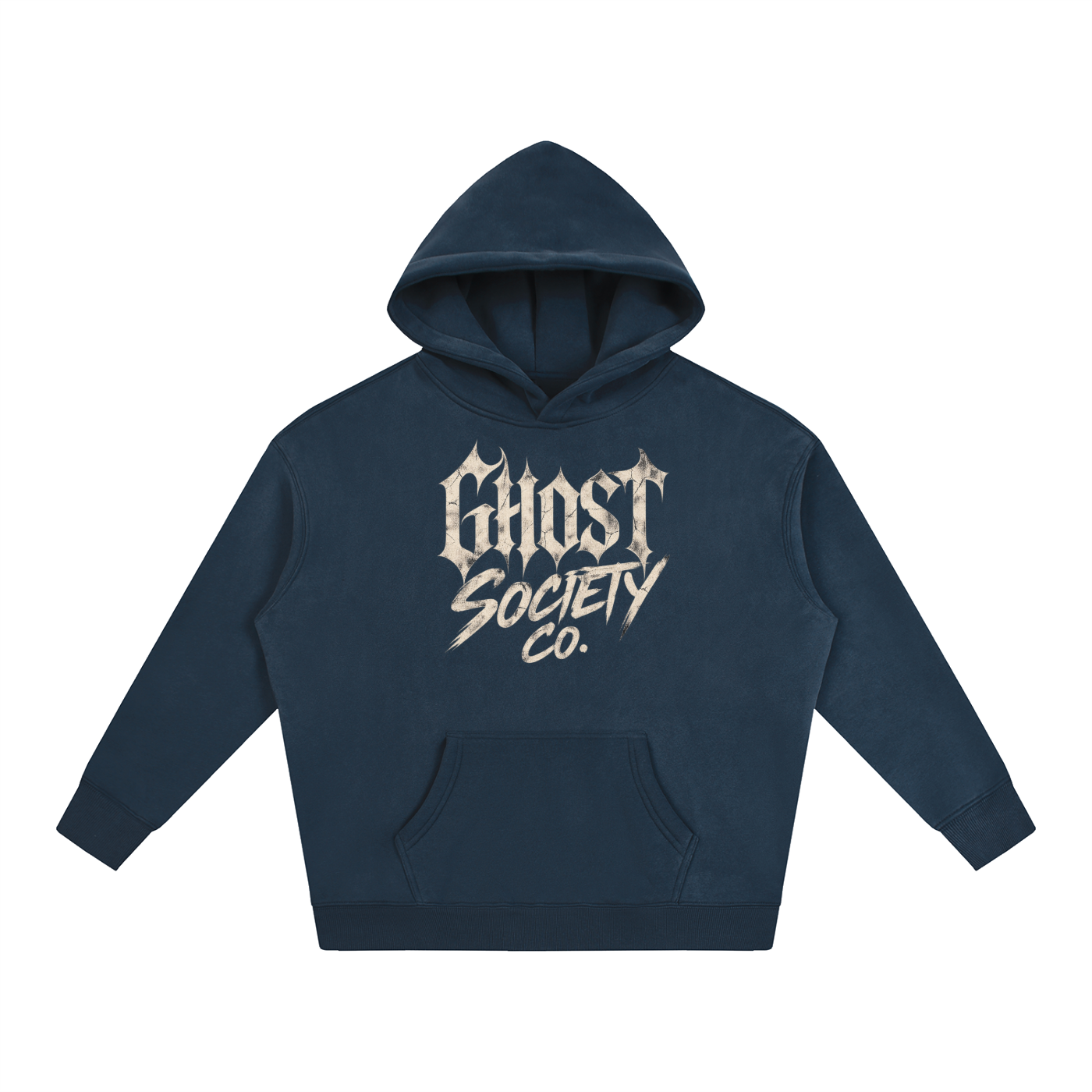 GHOST SOCIETY CO. Oversize Fleeced Hoodie