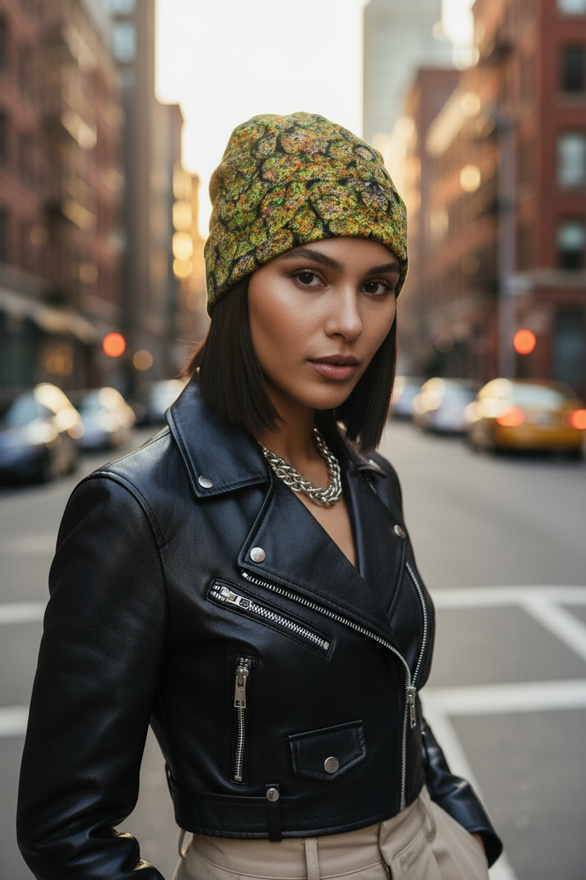 GHOST SOCIETY CO. All-Over Print Beanie