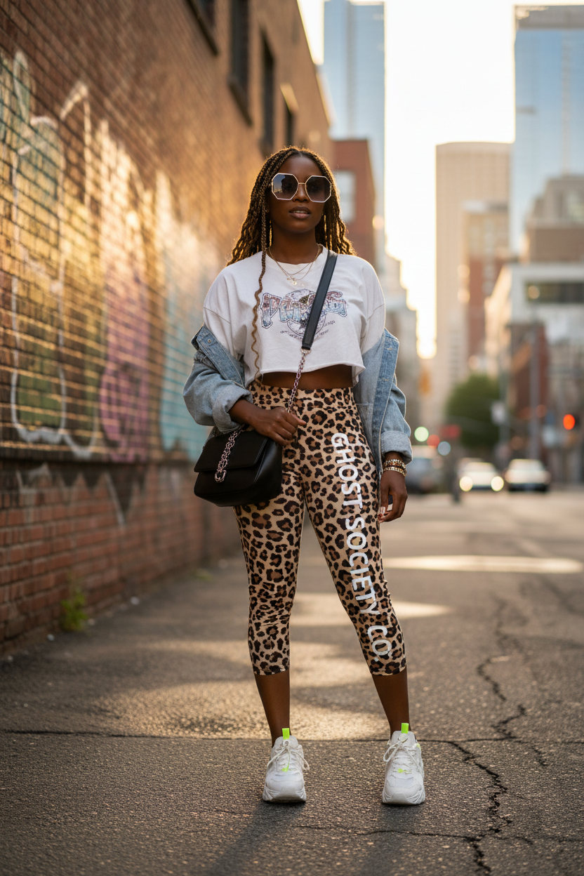 GHOST SOCIETY CO. Capri Leggings