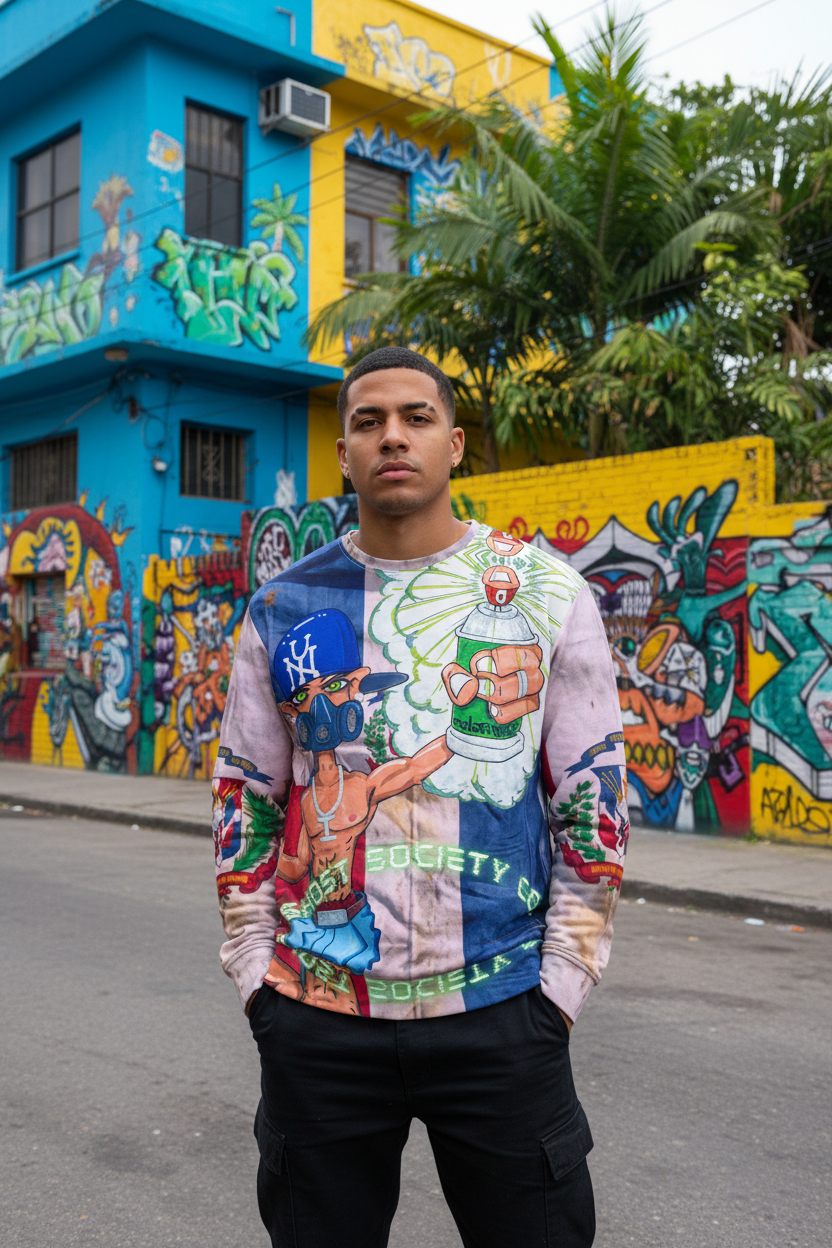 GHOST SOCIETY CO. ORIGINAL DESIGN D.R.cotton sweatshirt