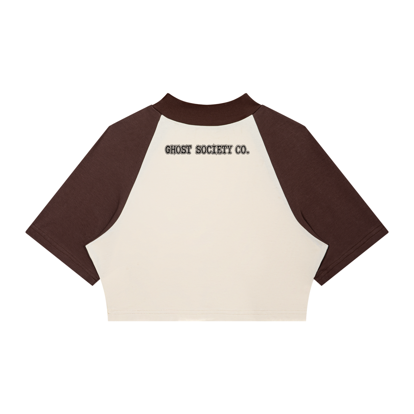 GHOST SOCIETY CO. Women’s Color Block Raglan Crop T-Shirt