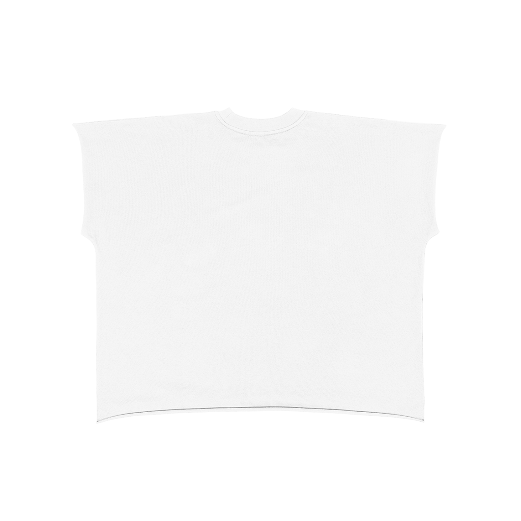 GHOST SOCIETY CO. Raw Edge Boxy Non-Shrink T-Shirt
