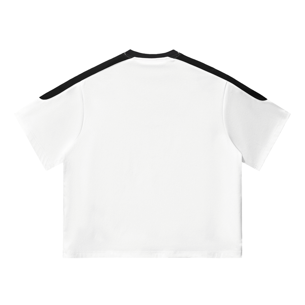 GHOST SOCIETY CO. Unisex Color Block Oversized T-Shirt